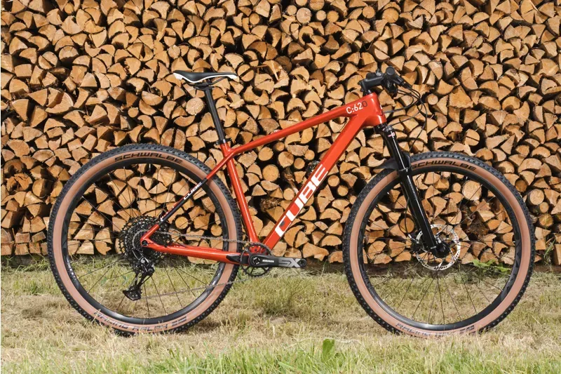 2022 Cube Reaction c:62 One Mountain Bike in Red-5