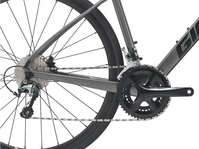 2021 Giant FastRoad Advanced 2 Hybrid Bike in Grey-3