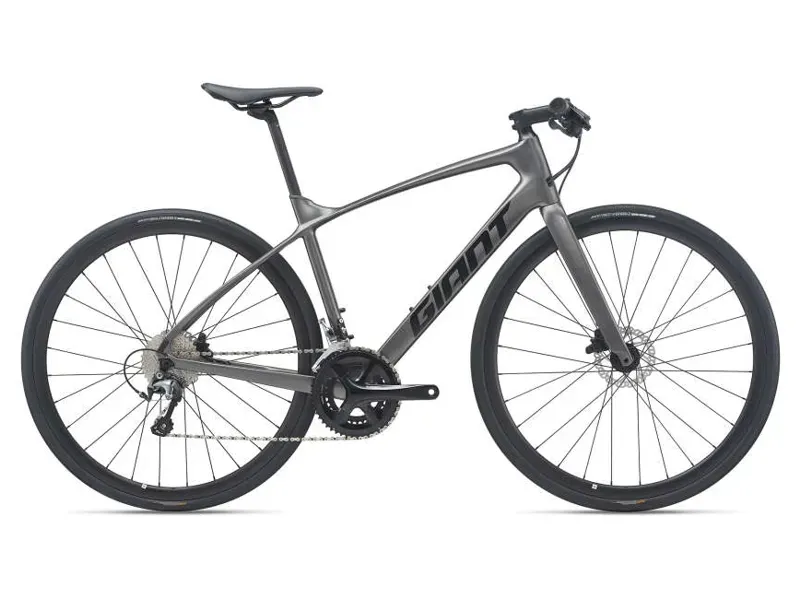 2021 Giant FastRoad Advanced 2 Hybrid Bike in Grey