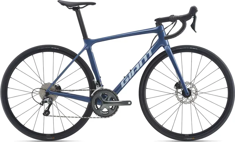 2021 Giant TCR Advanced 3 Disc Road Bike in Blue