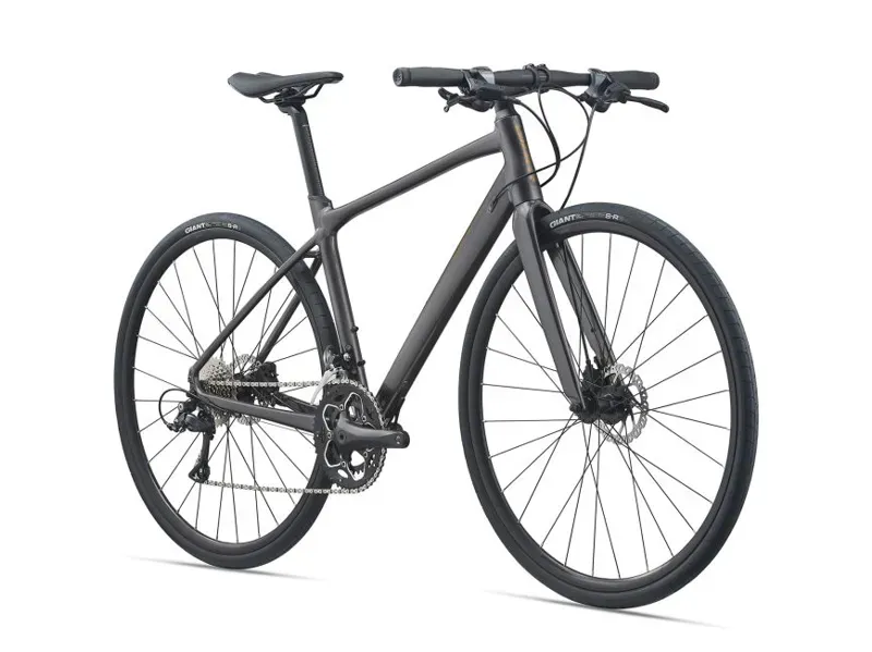 2021 Giant FastRoad SL 3 Disc Flat Bar Road Bike in Black-7