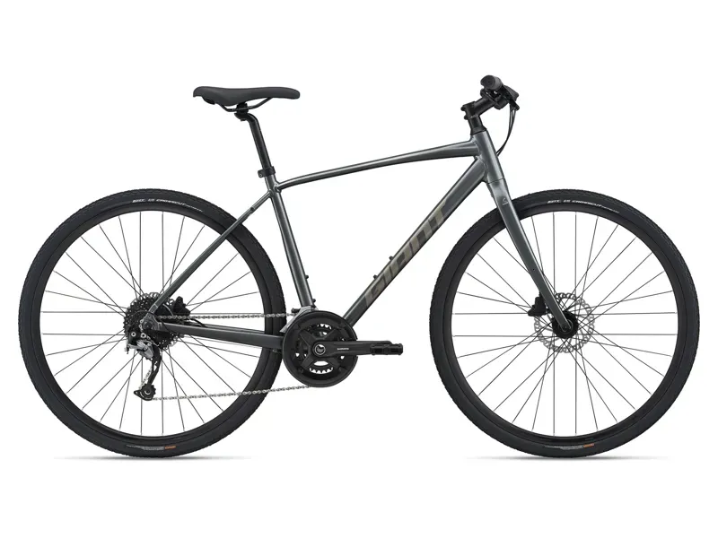 2021 Giant Escape 1 Disc Hybrid Bike in Silver