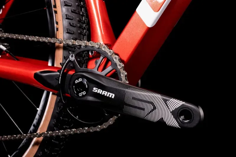 2022 Cube Reaction c:62 One Mountain Bike in Red-2