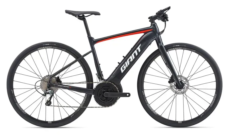 2020 Giant FastRoad E+ 2 Pro Electric Hybrid Bike in Grey