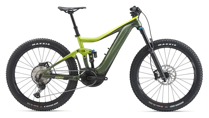 2020 Giant Trance E+ 1 Pro Electric FS Mountain Bike in Green
