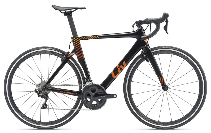 2019 Liv Enviliv Advanced 2 Carbon Womens Road Bike in Black