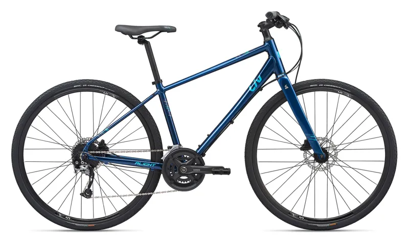 2020 Liv Alight 1 Disc Hybrid Bike in Blue