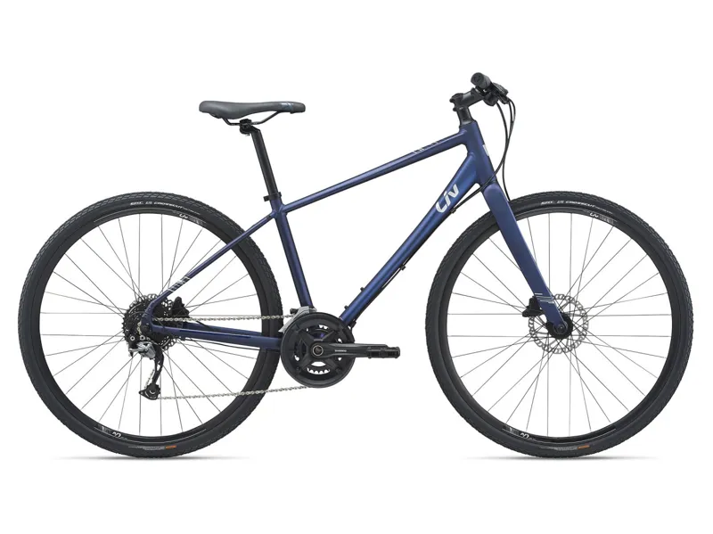 2021 Liv Alight 1 DD Disc Womens Hybrid Bike in Blue